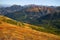 Western Tatras: On the way to Volovec. Beautiful scenery from the hiking to peak Volovec in Slovakia