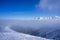 Western Tatras in winter. The view from the Grzes (Lucna) peak