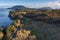 Western View of the San Juan Islands and the Salish Sea from Lummi Island, Washington.