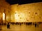 The western wall at night