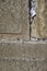 The western wall of the temple mountain in jerusalem