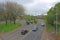 Western Way, Exeter, looking towards the River Exe