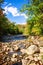 Westfield River on Keystone arches bridge Trail in Berkshires Massachusetts