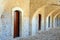 Westgate passageway at Arkadi Monastery.