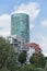 Westhafen Tower and private apartments in Frankfurt, Germany