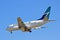 WestJet Airlines Boeing 737-600 Flying By