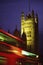 Westminster Abbey with bus