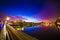 Westminster Bridge early morning London  England