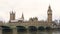 Westminster Bridge over the River Thames next to Big Ben and The Houses of Parliament