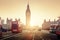 Westminster Bridge at sunset, London