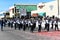 WESTMINSTER, CALIFORNIA - 22 JAN 2023: The Pacifica High School Marching Band at the Tet Parade Celebrating the Year of the Cat