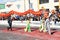 WESTMINSTER, CALIFORNIA - 22 JAN 2023:  People carrying a red dragon during the Tet Parade Celebrating the Year of the Cat