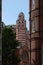 Westminster Cathedral side tower from street level