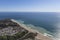 Westward Beach and Point Dume Aerial in Malibu California