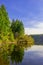 Westwood lake during the fall in Nanaimo, BC, Canada