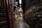 Wet ancient alley in tile-roofed buildings,Guiyang