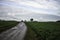 Wet autumnal day in agricultural landscape of Gulpen, South Limburg, The Netherlands