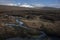 Wet bogland at Wild Nephin National Park in Ireland, located in Northwest Mayo.