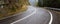 Wet curved alpine road, wide picture. Wet curved alpine road, wide picture. Snaky road