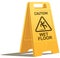 Wet floor caution sign