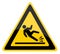 Wet floor warning sign,