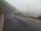 Wet and foggy roads accompanied my long journey