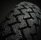 Wet motorcycle tire tread