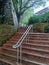 wet stairs to Kowloon park Hong Kong