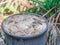 Wet waste in the biological fermentation tank.