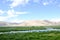 The wetland in the plateau of Tibet