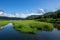 Wetland scene on the scenic Cabot Trail in Cape Breton, Nova Scotia, Canada