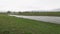 Wetlands in agriculture after heavy rain in the spring. Russia.