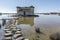 Wetlands or lagoons of Villafafila bird watching place in the province of Zamora Spain