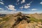 Wetterhorn Peak as seen from the summit of Matterhorn Peak. Colorado Rocky Mountains