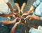 Weve each got our own dreams to nurture. Closeup shot of a group of unrecognizable businesspeople holding plants growing