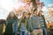 Weve always got each others backs. a group of teenage friends enjoying an autumn day outside together.