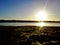 Wexford Sunset on Cobbles by the Slaney River