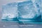 Whale - Antarctic Peninsula - Tabular Iceberg in Bransfield Strait