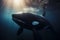 Whale ocean underwater animal. Generate Ai