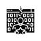 whale phishing attacks glyph icon vector illustration