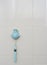 Whale shape toothbrush holder stick on wall