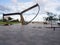 Whale tail art in Esperance, Western Australia