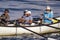 Whaleboat crew training in New Bedford harbor