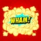 Wham! - Comic Speech Bubble, Cartoon.