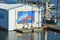 Wharf Mural in Florence, Oregon: horizontal