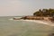 Wharf beside a road on the coast of Vung Tau in Vietnam