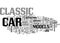 What Defines A Classic Car Word Cloud