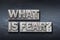 What is fear den