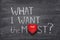 What I want heart