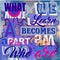 What we learn becomes what we are. Inspirational saying. Vector positive quote on colorful background